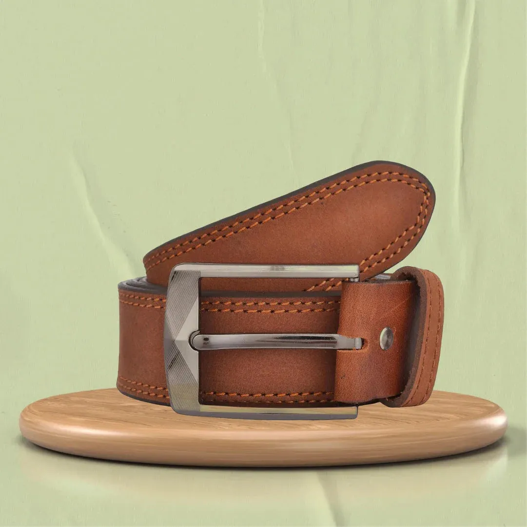 Customized Men's Decent 3 Pcs Gift Combo - Tan
