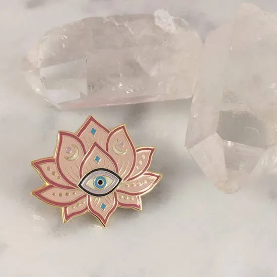 LOTUS ENAMEL PIN