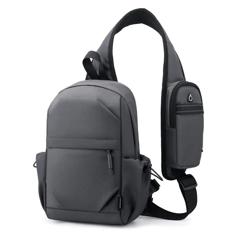 Men's Backpack Oxford Cloth Shoulder Chest Bag – Durable, Breathable, and Waterproof