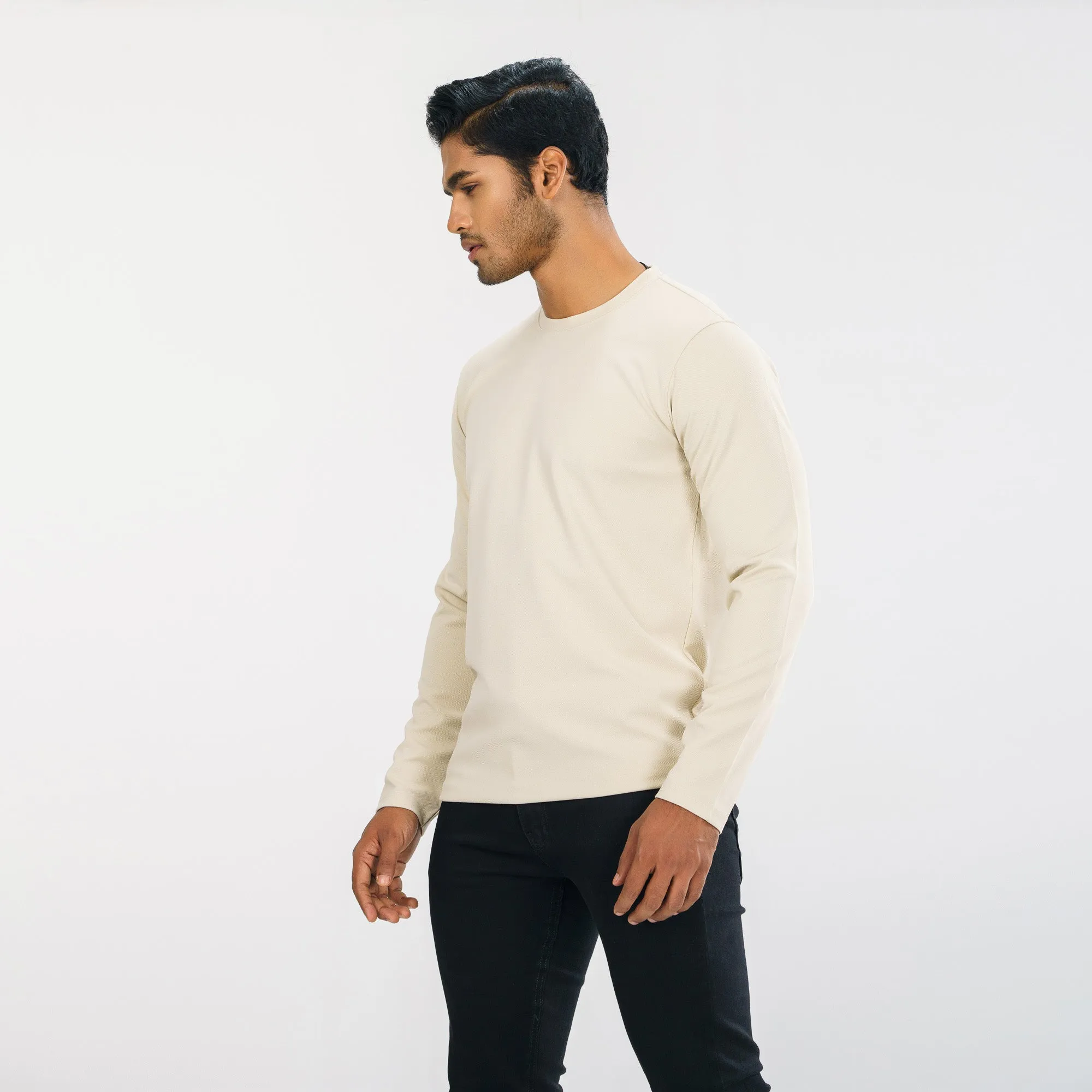 Mens Beige T-Shirt