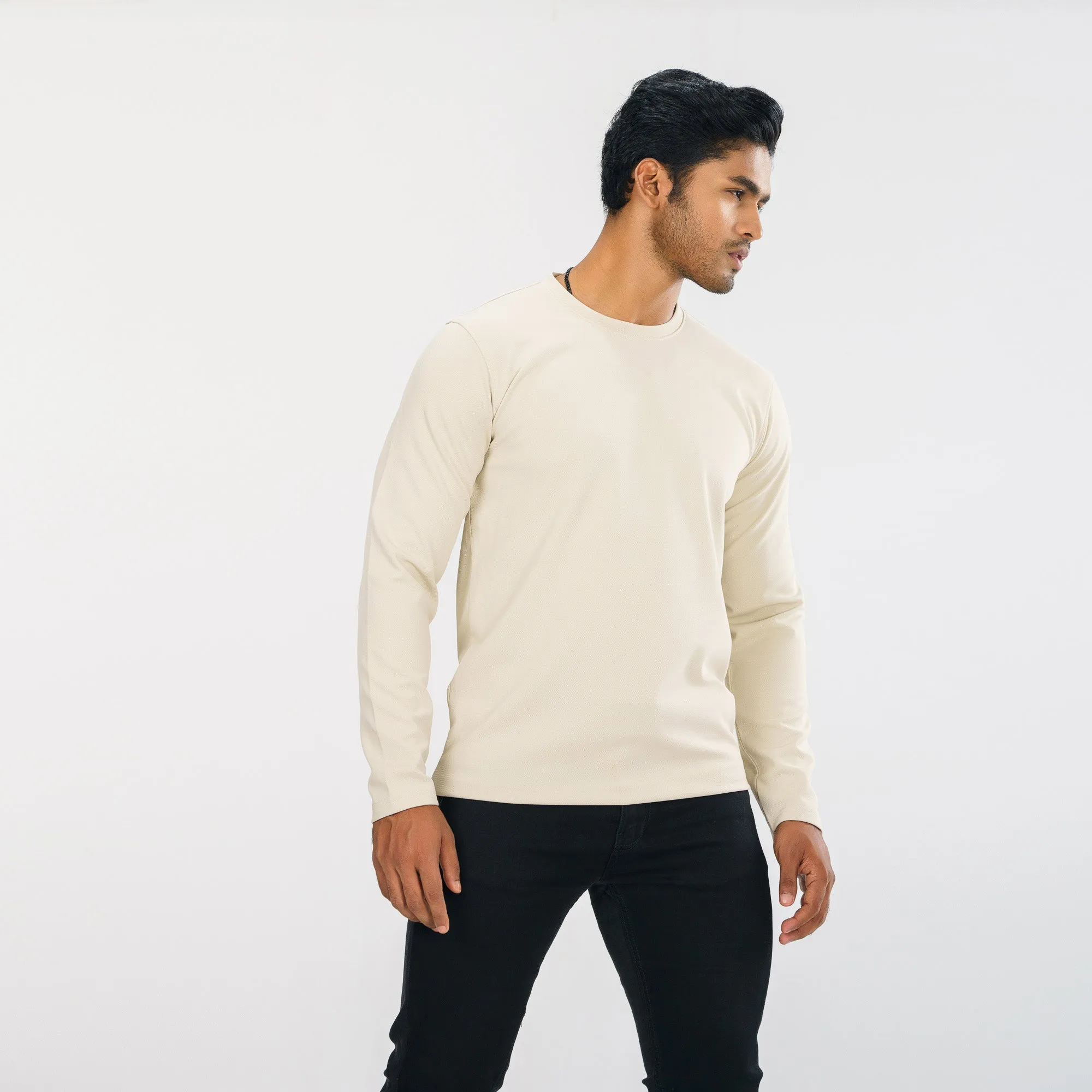 Mens Beige T-Shirt