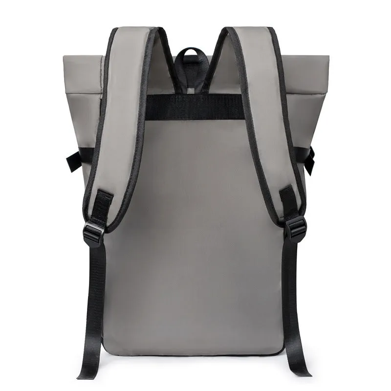 Men's Cover Simple Fashion Curved Edge Top Backpacks