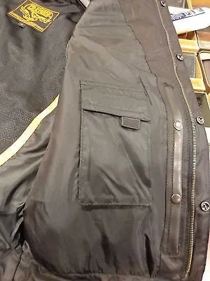MEN'S MOTORCYLE RIDERS SON OF ANARCHY LEATHER VEST 2 GUN POCKETS WITH SIDE LACES