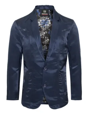 Men's Western Navy Blazer