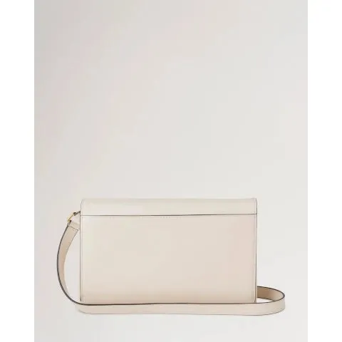 Mulberry Lana Wallet on Strap in Egg Shell