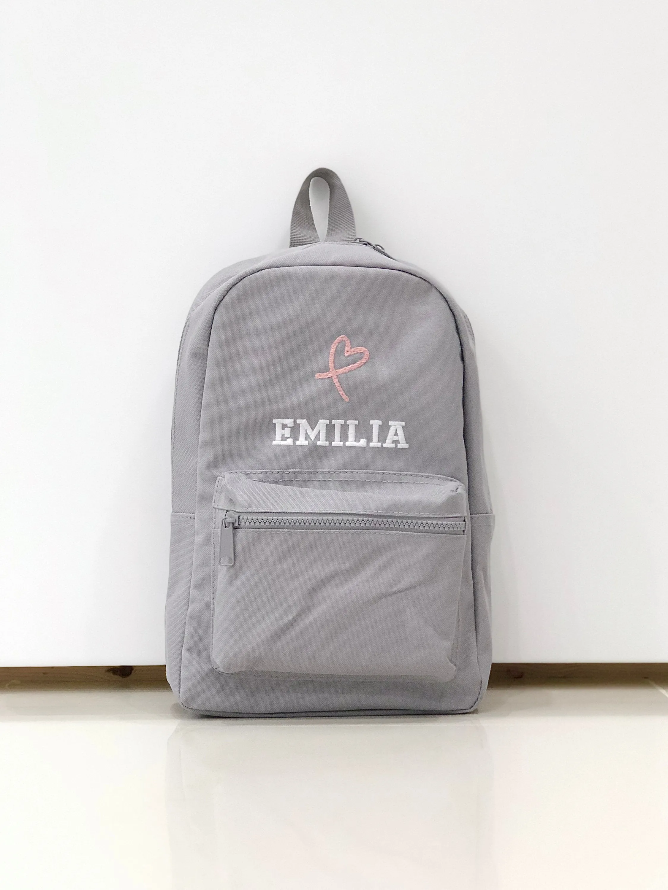 (Navy) Personalised Name & Design Unisex Mini Nursery School Backpack Rucksack Bag
