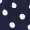 Navy Polka Dot Wrap Mini Dress With Tie Front