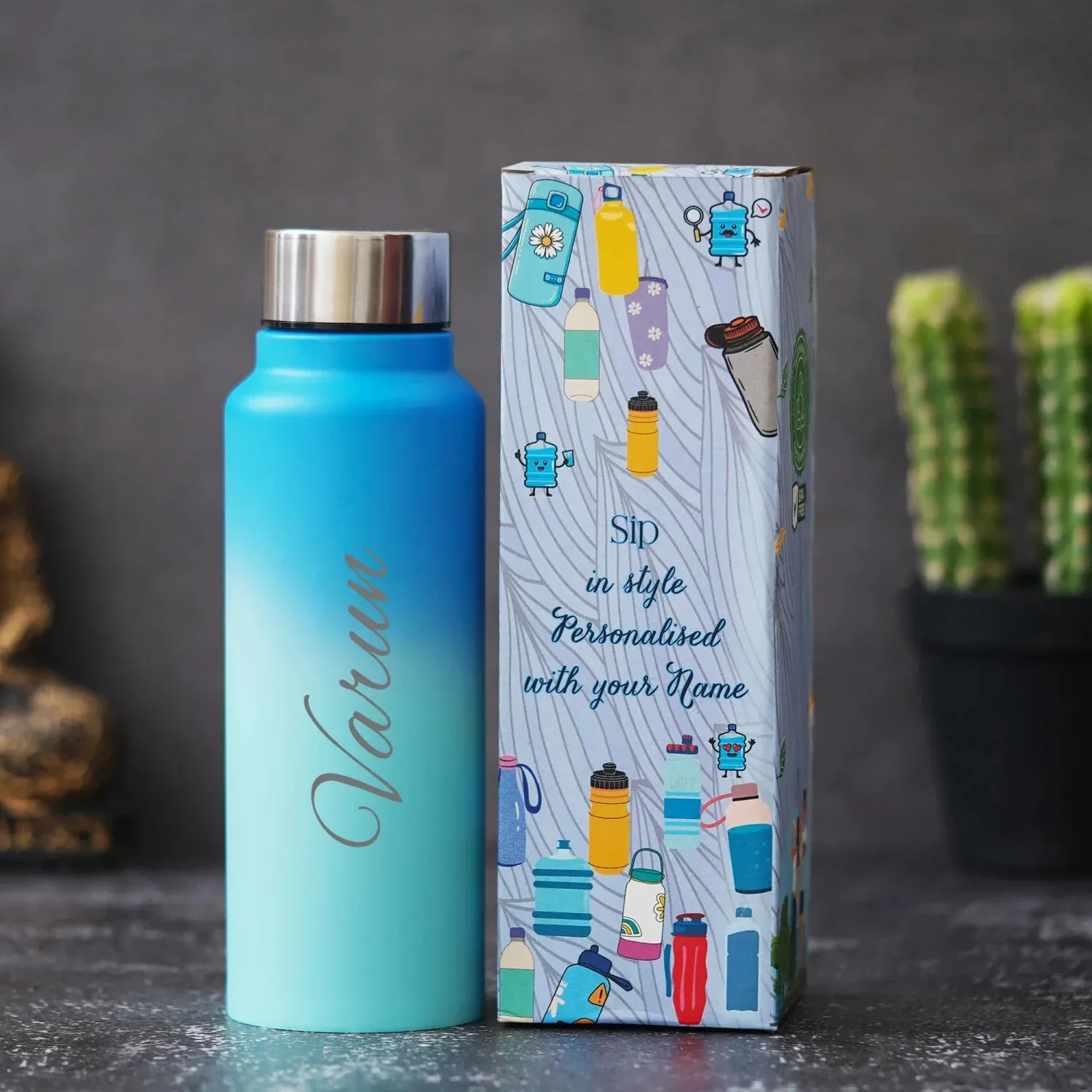 Personalized Perfect Classic Water Bottle - Multi Color 15