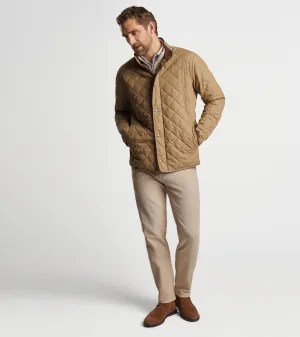 Peter Millar-Suffolk Coat - Khaki