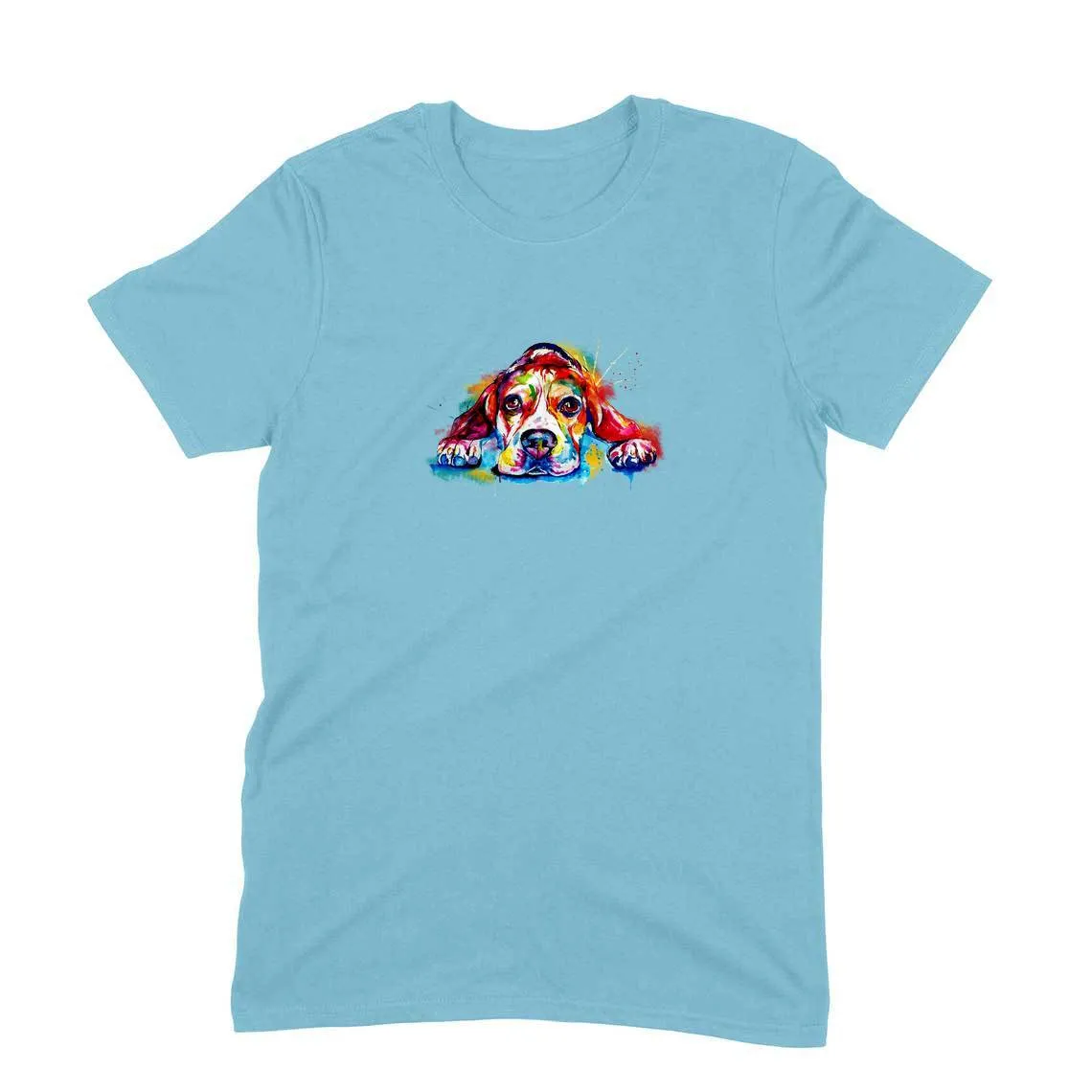Round Neck T-Shirt (Men) - Droopy Dog Eyes (11 Colours)