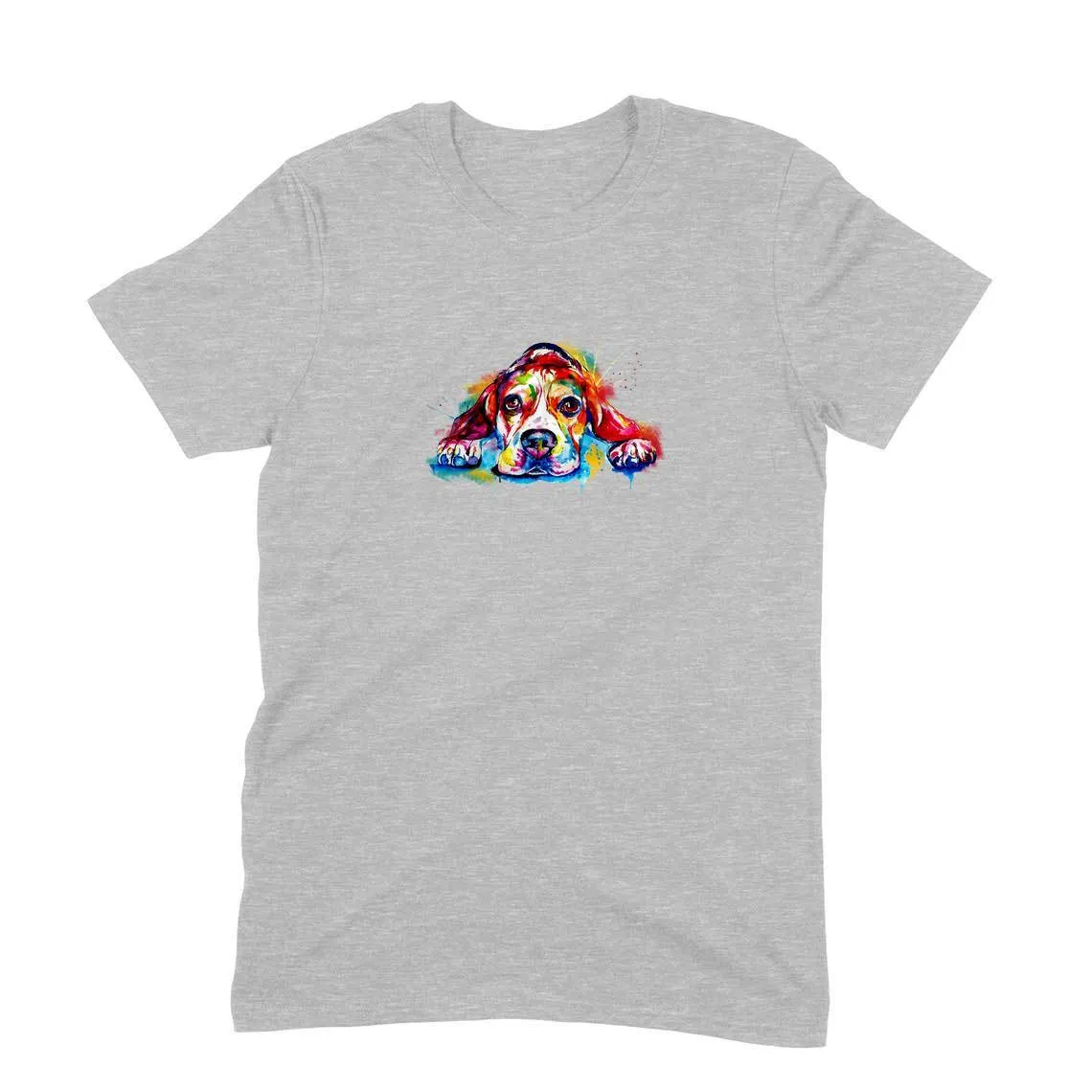 Round Neck T-Shirt (Men) - Droopy Dog Eyes (11 Colours)