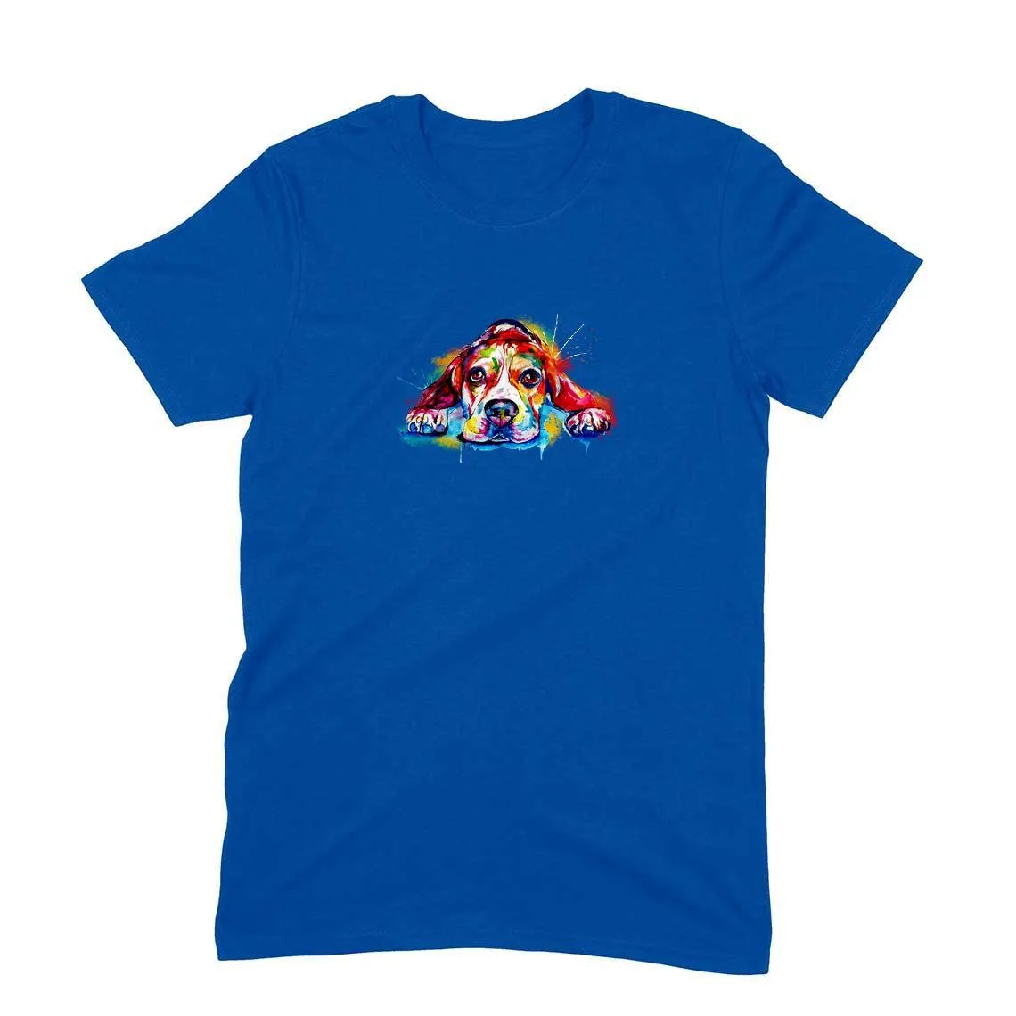 Round Neck T-Shirt (Men) - Droopy Dog Eyes (11 Colours)