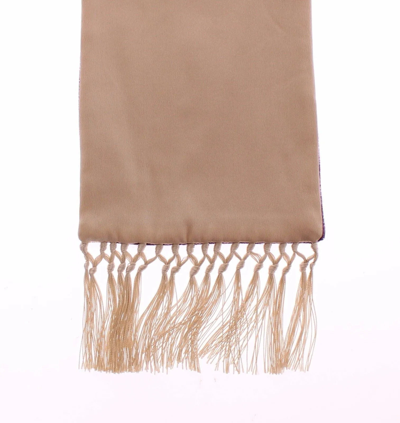 Scarf Men's Beige Silk