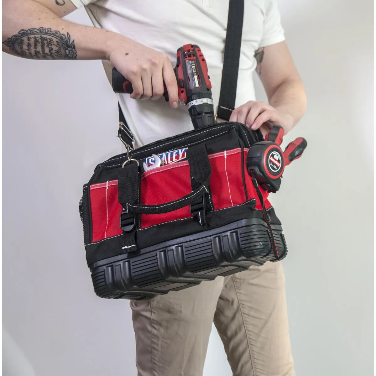 Sealey Rubber Bottom Tool Storage Bag 305mm