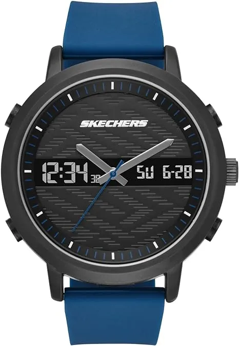 Skecher's Men's Lawndale Black & Navy SR5072