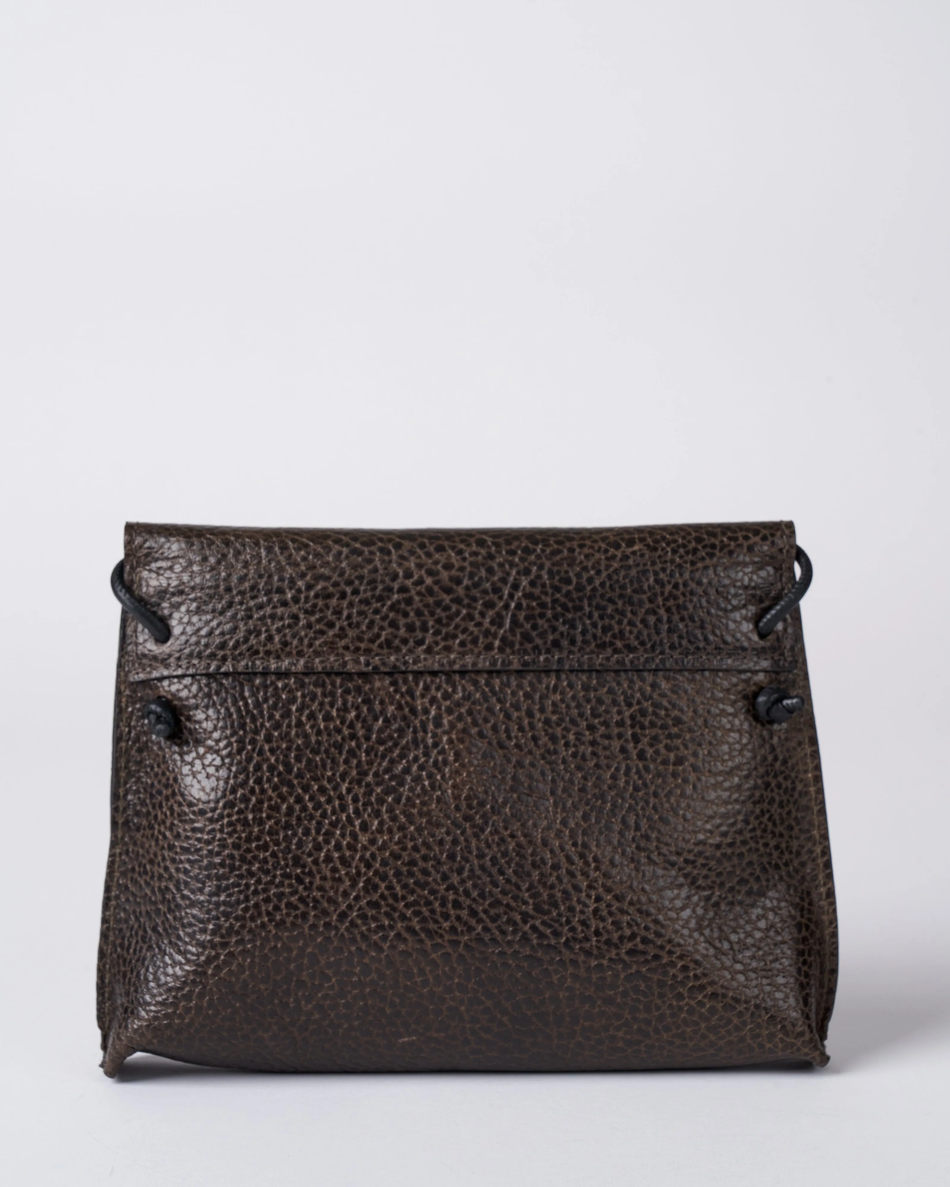 strappy foldover - dark khaki ovino