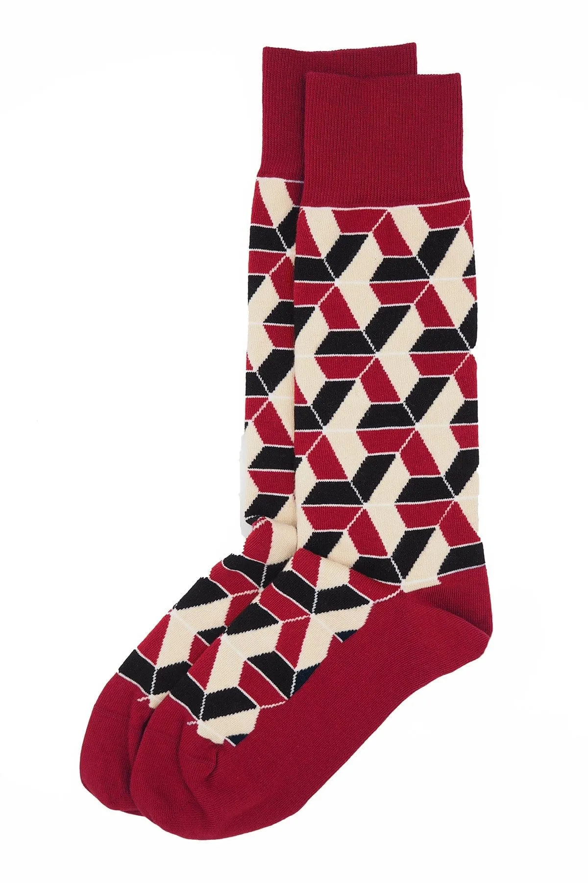 Vertex Men's Organic Cotton Socks | Red
